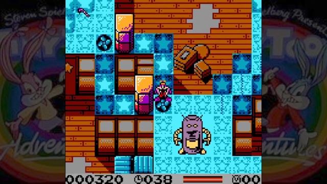 Tiny Toon Adventures: Dizzy's Candy Quest - Game Over (GBC) смотреть онлайн