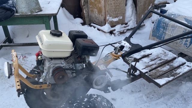 Как запускается мотоблок в морозы смотреть онлайн