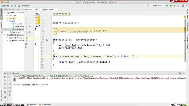 #19 Kotlin Tutorial | Default and Named Parameters смотреть онлайн