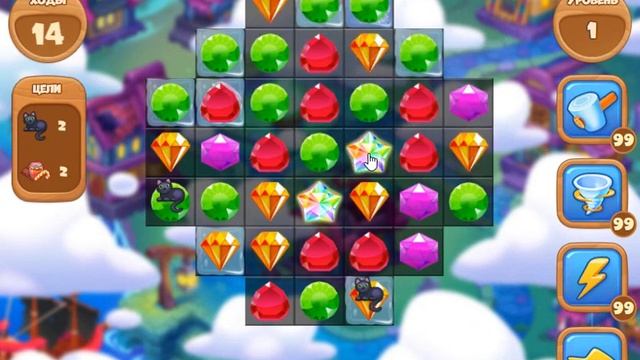 Загадочный Остров 1 уровень [Сокровища Пиратов бонусный мир] - Mystery Island Level 1 смотреть онлайн