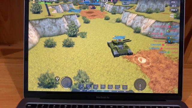 Tanki Online With M1 MacBook Air! - Best Laptop Performance !