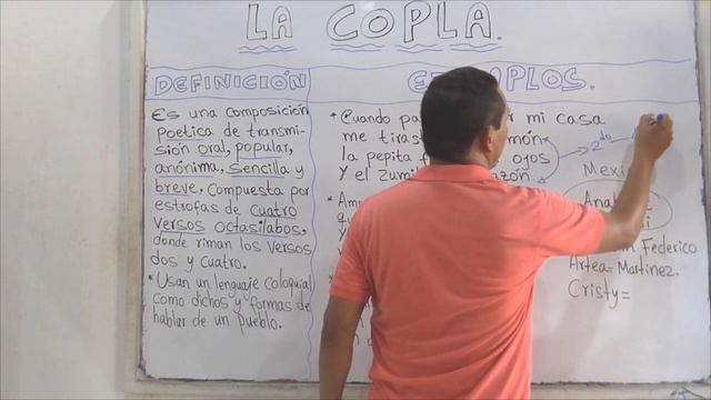 LA COPLA (DEFINICIÓN Y EJEMPLOS) (BIEN EXPLICADO) - WILSON TE EDUCA смотреть онлайн