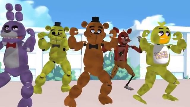[MMD] Gangnam style -FNAF- смотреть онлайн