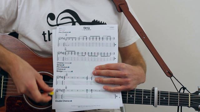 ► SING - Ed Sheeran - Guitar Lesson (Easy Chords) ✎ FREE TAB смотреть онлайн