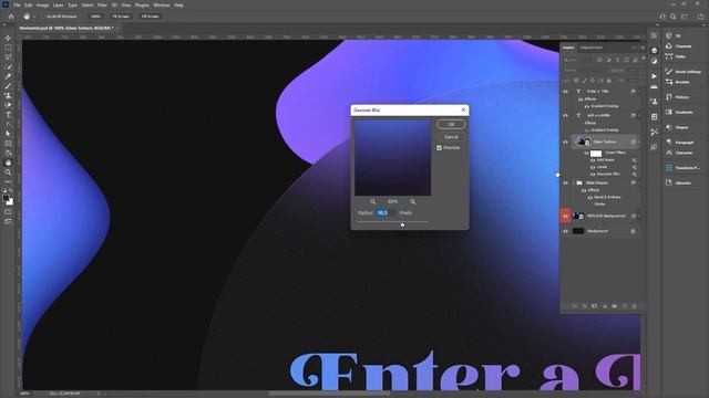 Glassmorphism Effect for Adobe Pshotohop. How to Work. смотреть онлайн