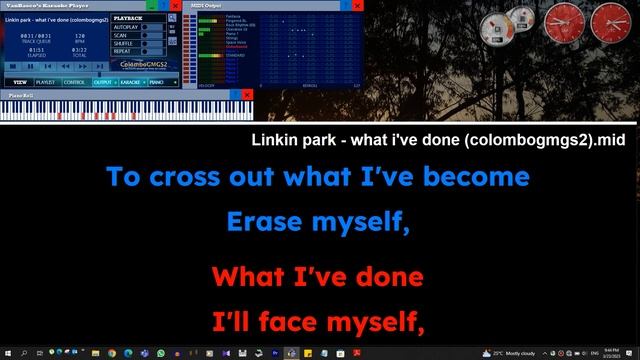 Linkin Park - "What I've Done" | MIDI [ColomboGMGS2] смотреть онлайн
