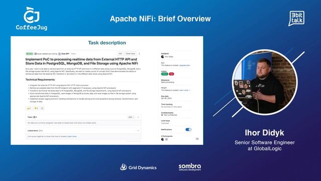 Apache NiFi: Brief Overview by Ihor Didyk | CoffeeJUG смотреть онлайн