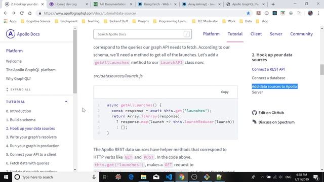 Full Stack Apollo GraphQL With React and Node: Part 3 - Data Sources: Part 1 смотреть онлайн