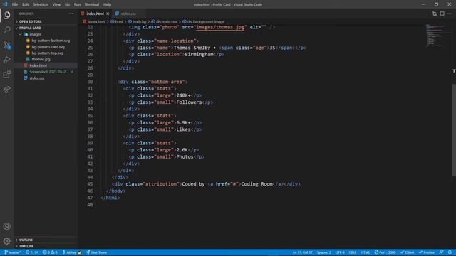Profile Card | Frontend Mentor Challenge смотреть онлайн