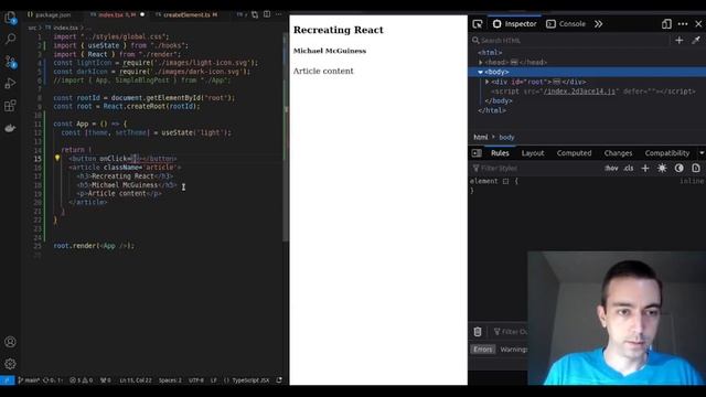 Recreating React смотреть онлайн