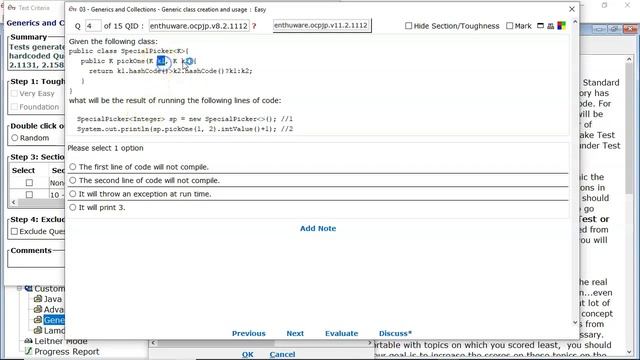 Defining and using a generic type/class. (enthuware.ocpjp.v11.2.1112) смотреть онлайн