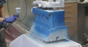 Покраска двигателя МТЗ