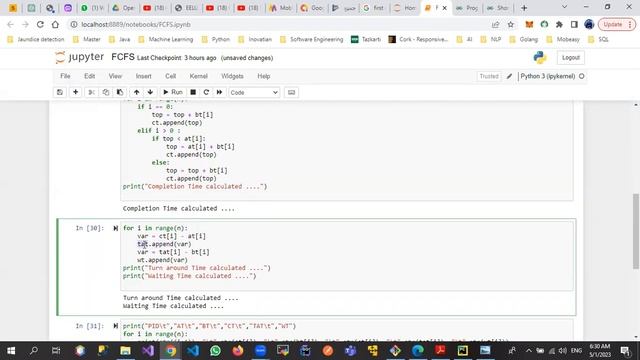 CPU Scheduling in Operating System using python смотреть онлайн
