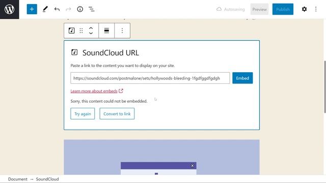 How to Use the SoundCloud Embed Block смотреть онлайн