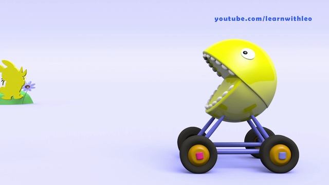 Pacman for Children | Learn Animals with Pacman 3d Animation Video for Kids смотреть онлайн