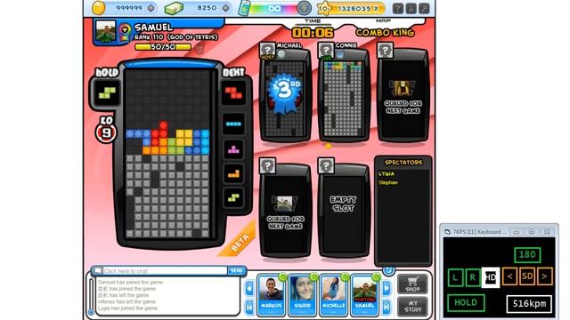 【Tetris Battle】 Arena 238 x2 lines + more games (2018/8/28) смотреть онлайн