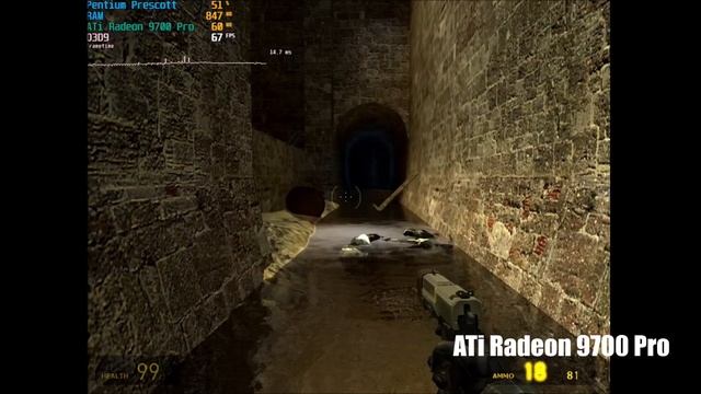 Half Life 2 Gameplay - ATi Graphics Cards from 99 to 2003 - #GPUJune2 смотреть онлайн