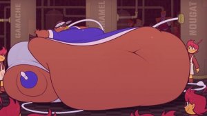 Nougat Filled Violet (Inflation animation)