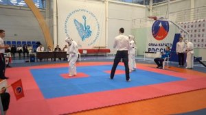 Беляева Анастасия  -  Черногорова Мария. Первенство Красногвардейского района СПБ по Ояма-каратэ