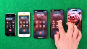 iPhone 5S + iPhone 6S + iPhone XS Max + iPhone 11 Pro Max + iPhone 14 Pro Max Viber Incoming Call