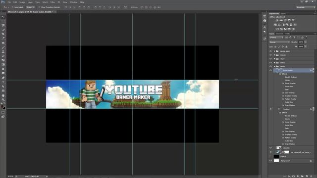 Youtube Banner Maker - Minecraft Channel Template 4 смотреть онлайн