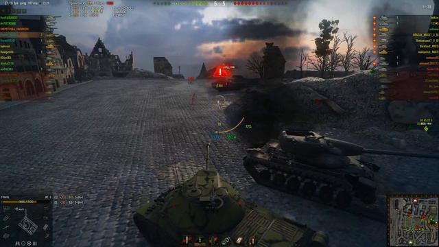 ИС-3 отличный взводный бой в игре World of Tanks. смотреть онлайн