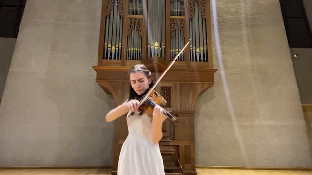 Best Interpretation of a Composition for Solo Violin by Johann Sebastian Bach | Diana Adamyan смотреть онлайн