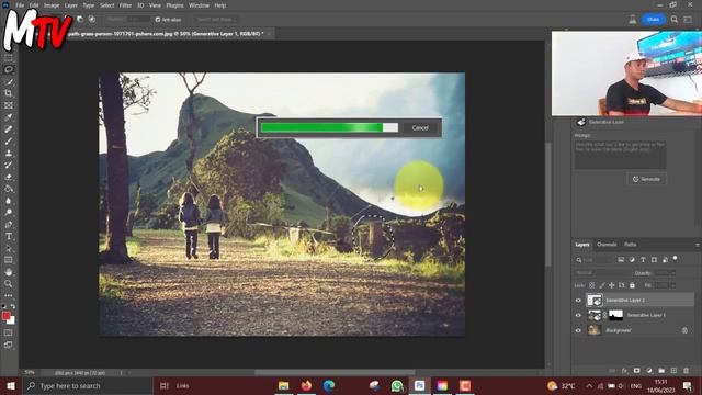 Cara menggunakan Ai Generative Fill Photoshop (beta) | Adobe Firefly | Belajar Adobe Photoshop смотреть онлайн