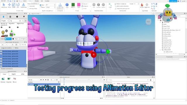 roblox Rig Edit lite Free plug in tutorial how to rig roblox studio FUNKO POP FNAF BON BON смотреть онлайн