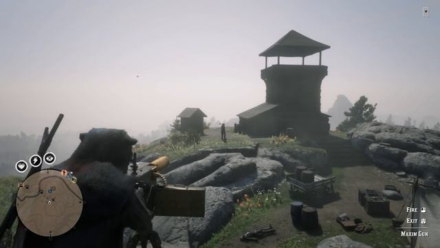 Лучшее оружие для ПВЕ - Пулемёт Максим в red dead online смотреть онлайн
