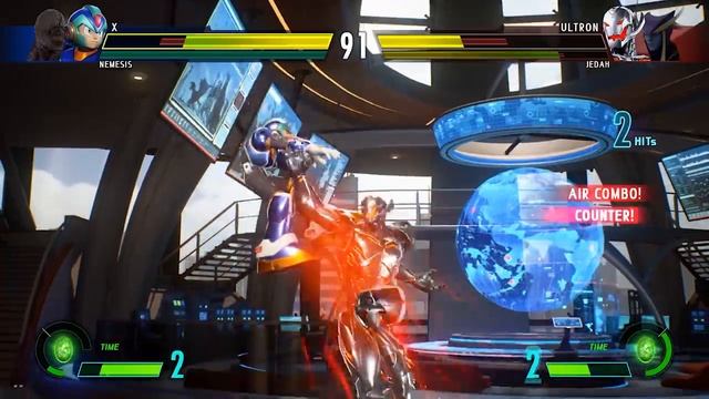 Marvel Vs. Capcom: Infinite - Arcade Mode w/ Mega Man X & Nemesis (Sigma Boss at the End!) смотреть онлайн