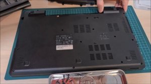 ноутбук ACER E5 замена HDD на SSD самостоятельно