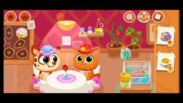 Веселая игра для малышей | Обзор на игру Bubbu Restaurant | Детские приложения | Play Market