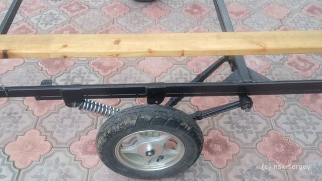 Прицеп для лодки ПВХ своими руками. Самодельный прицеп. 2018 год.