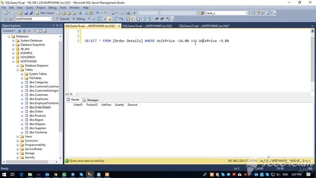 How to use AND, OR and NOT Operators in SQL SERVER part 1 смотреть онлайн