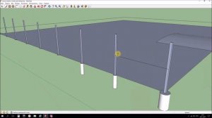Установка  столбов для забора по уровню