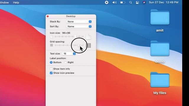 How to change the folder icon size on macOS Big Sur смотреть онлайн