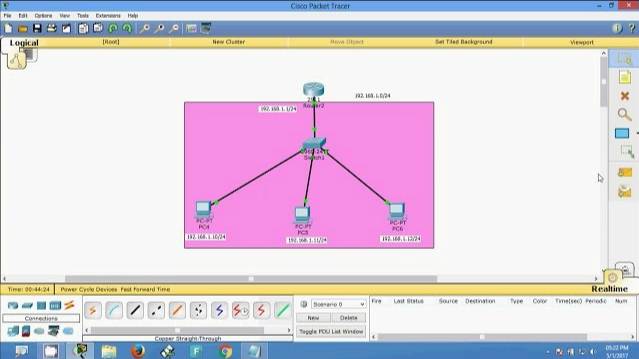 Configuring a simple network using a router смотреть онлайн