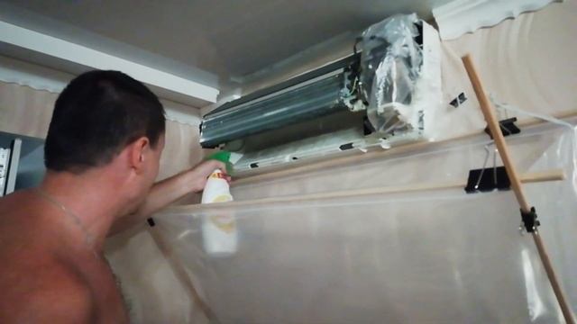 чистка кондиционера своими руками смотреть онлайн