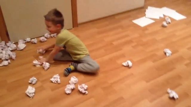 Перестрелка снежками