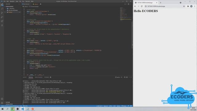 05 taking multiple inputs from user in flask application смотреть онлайн