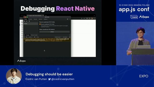 Cedric van Putten – Debugging should be easier | App.js Conf 2023 смотреть онлайн