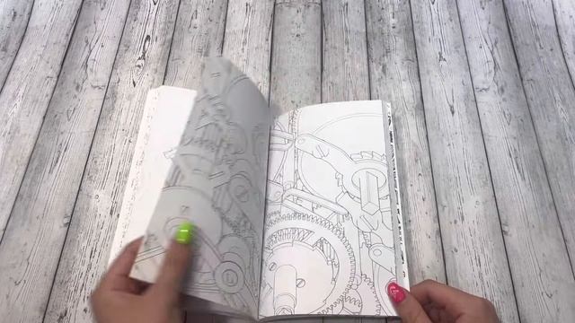 Обзор тикающей раскраски «Волшебные часы и их механизмы» Инга Тико смотреть онлайн