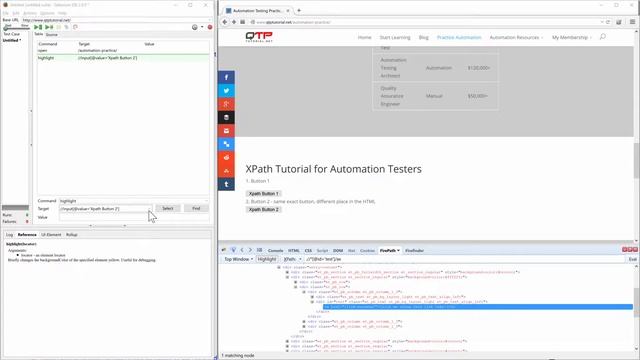 Web Elements (Free Course 2018) - Selenium IDE for Object Identification смотреть онлайн