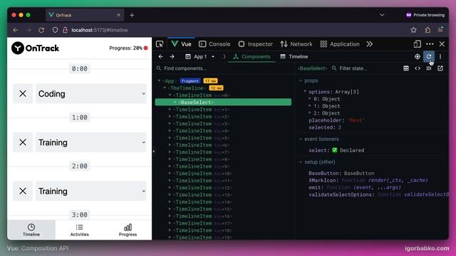 Vue Composition API From Scratch #23 - Handling select box changes смотреть онлайн