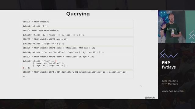 Derick Rethans "Getting the Most out of MongoDB" смотреть онлайн