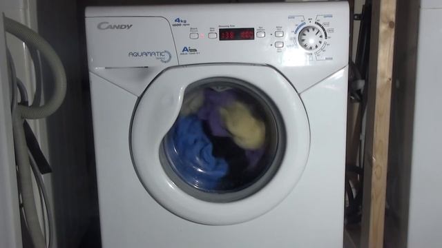 Candy Aquamatic Tempo 4kg AQUA1042D1 : cotton standard Eco 60'c A+ (Full cycle) смотреть онлайн
