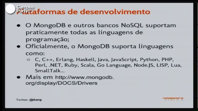 CPBR6 - NoSQL (MongoDB e Riak) смотреть онлайн
