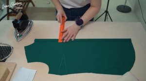 Урок 7 Дублирование деталей блузки  и застрачивание вытачек