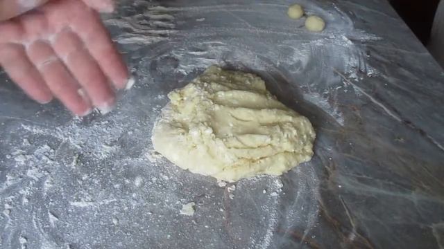 Творожные пончики шарики.